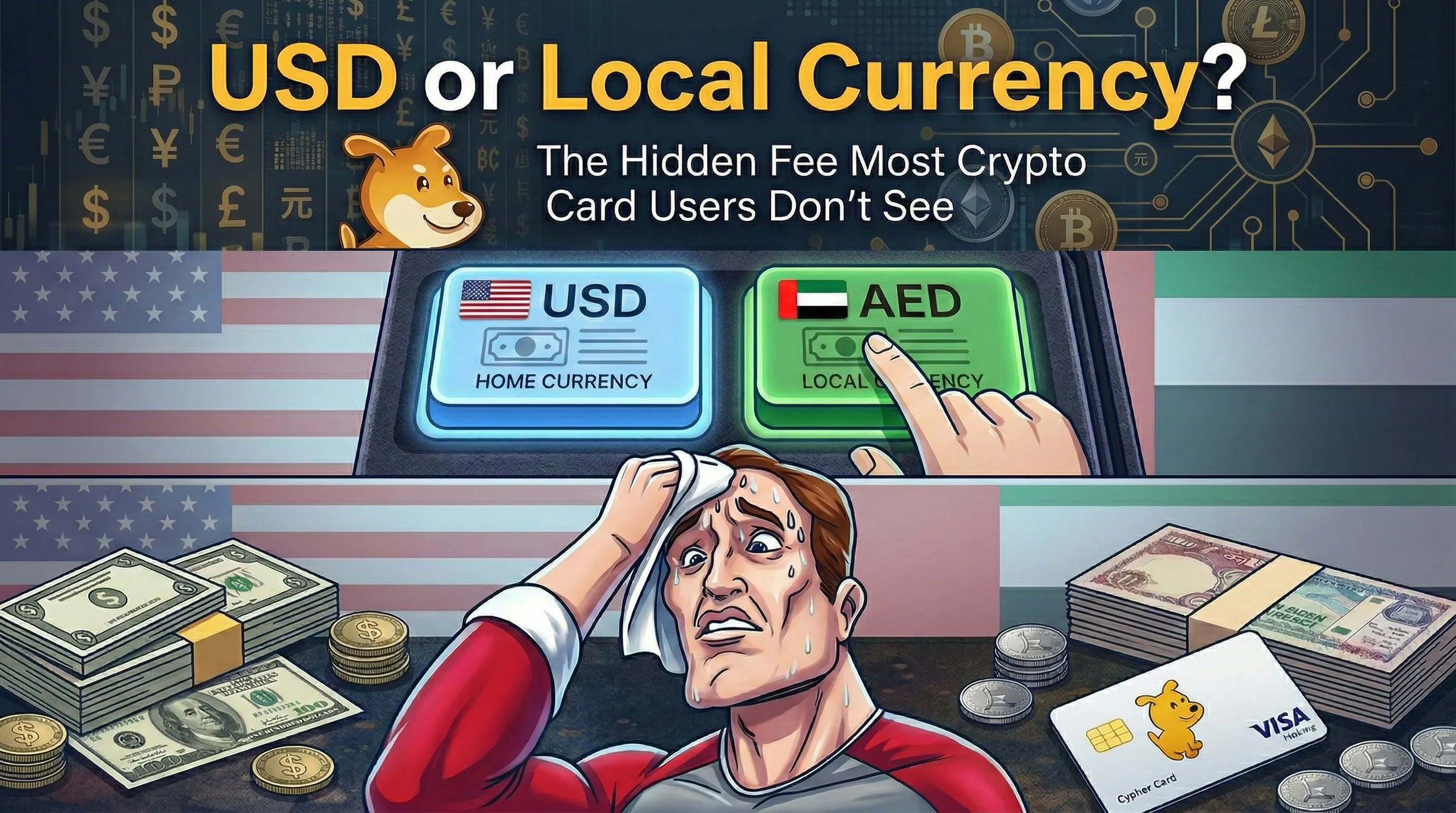 Currency conversion at checkout — choose wisely