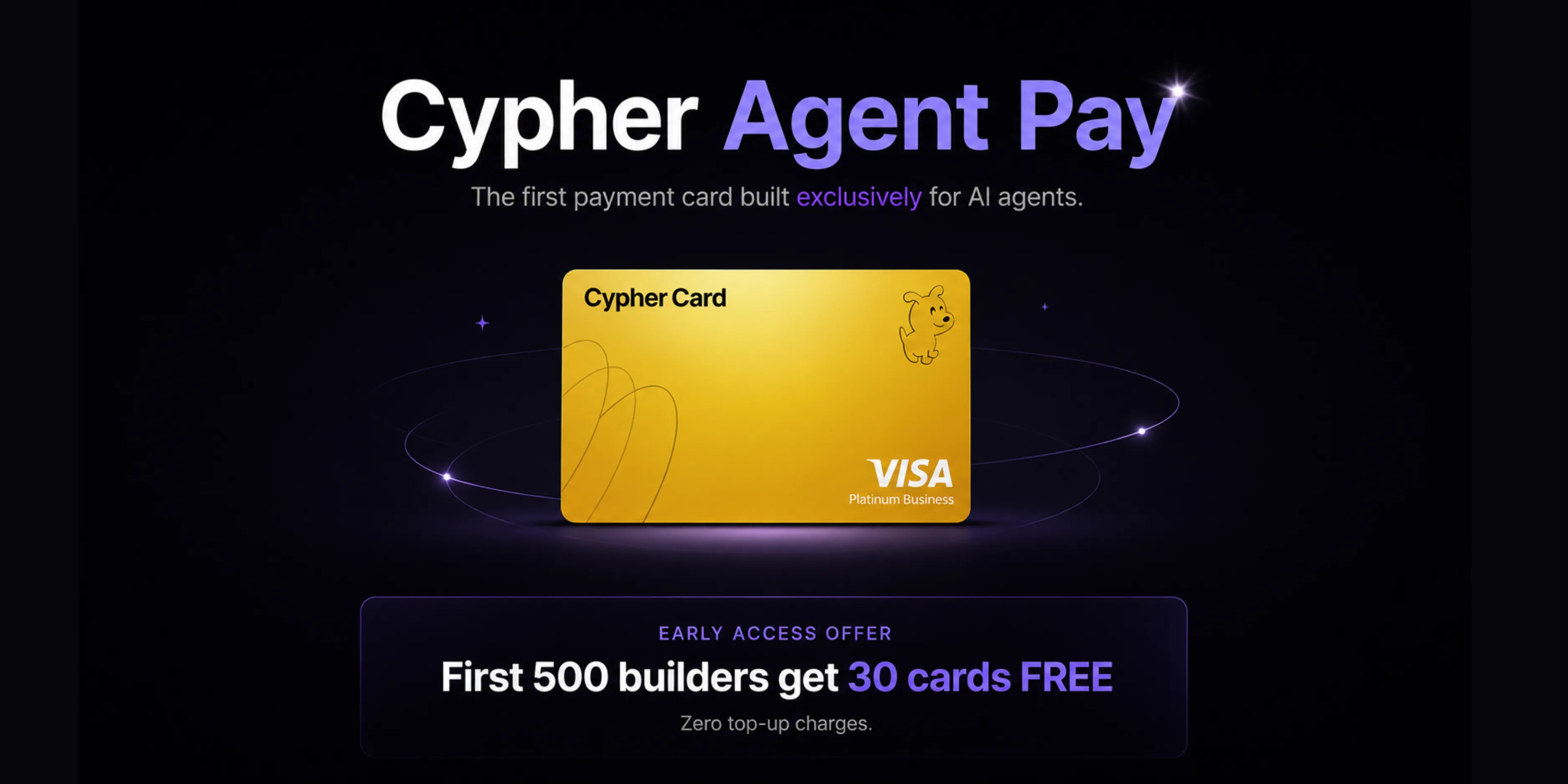 Cypher Agent Pay - Virtual cards for AI agents